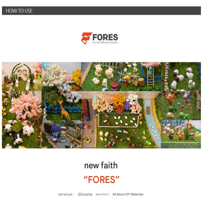 Terrarium Chicken Family Figure