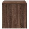 Side Tables Set of 3 Brown Oak Effect Particleboard
