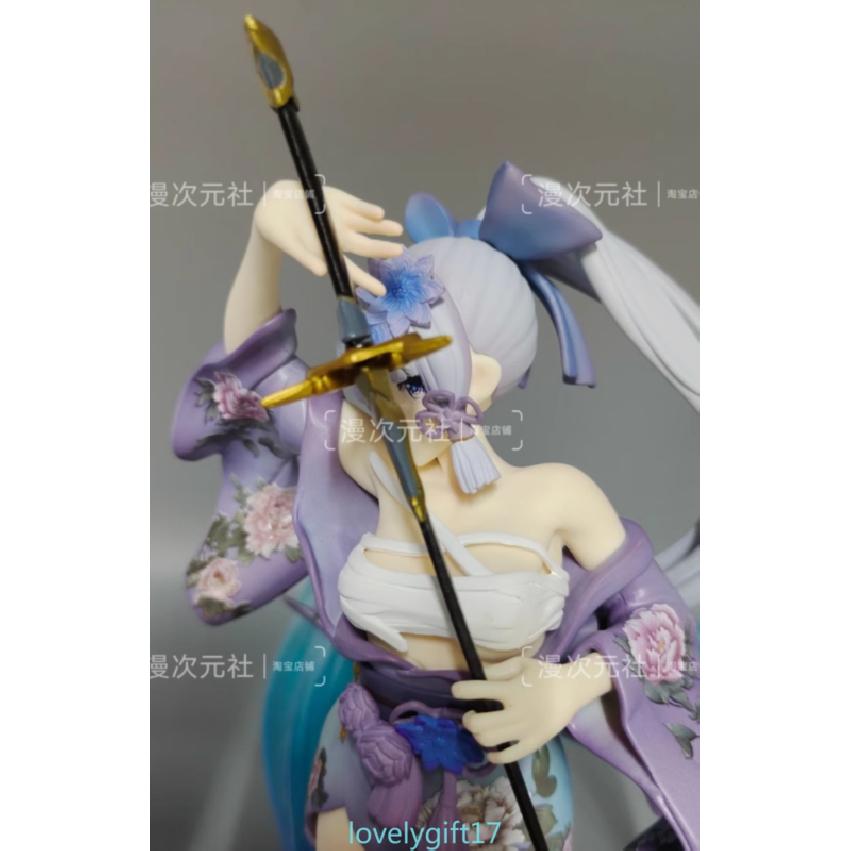 Genshin Impact Kamisato Ayaka Anime Figure PVC Model Statue Doll Toys No Box