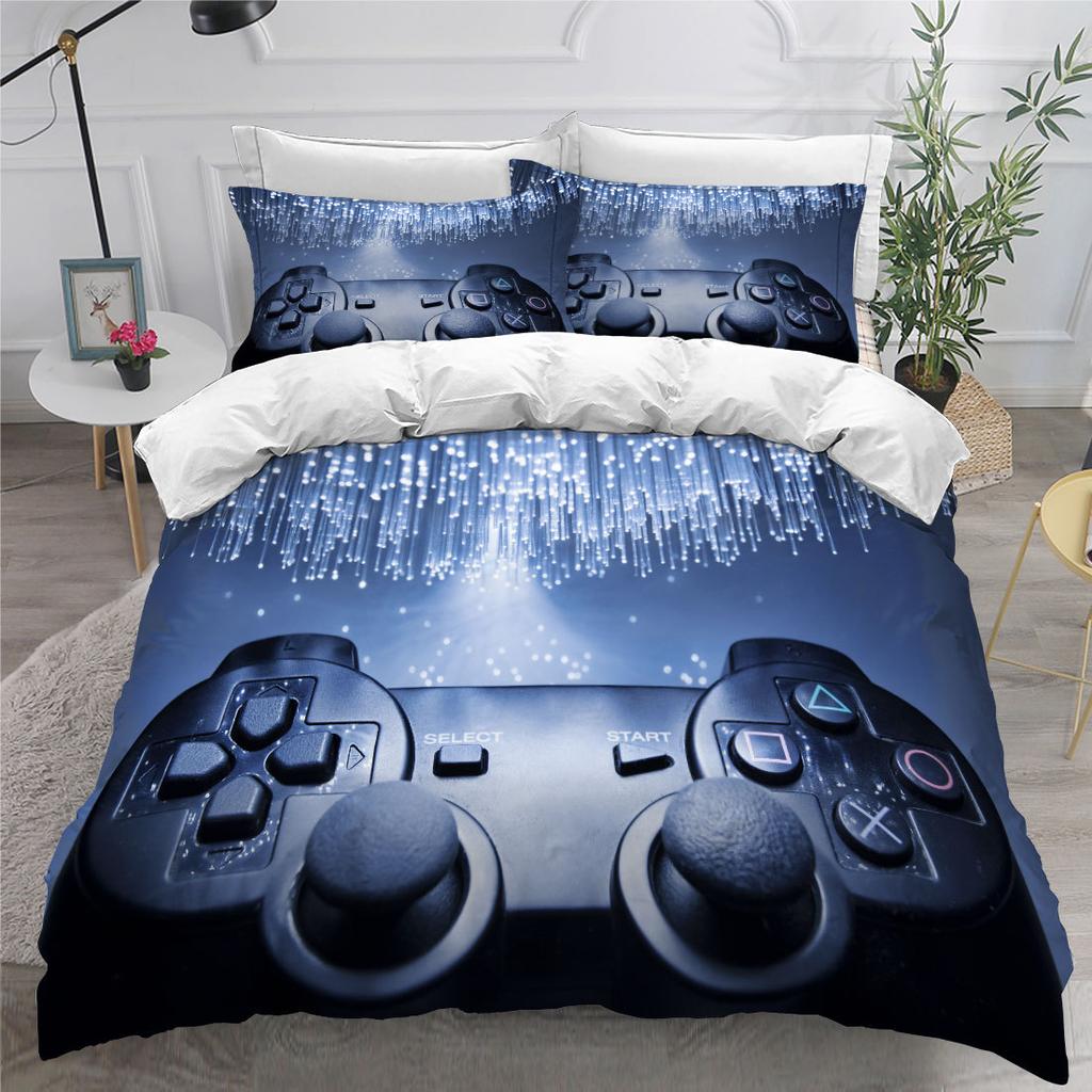 Game Bedding Set For Children And Boys, Handle Controller Duvet Cover Sets, Twin, Full, Queen, King Bedroom Set Gaming For Teen