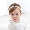 Korean-Style Newborn Headbands Set - Cute Floral Princess Hair Hoop for Baby Girls, Soft & Comfortable, Perfect for Photo Shoots