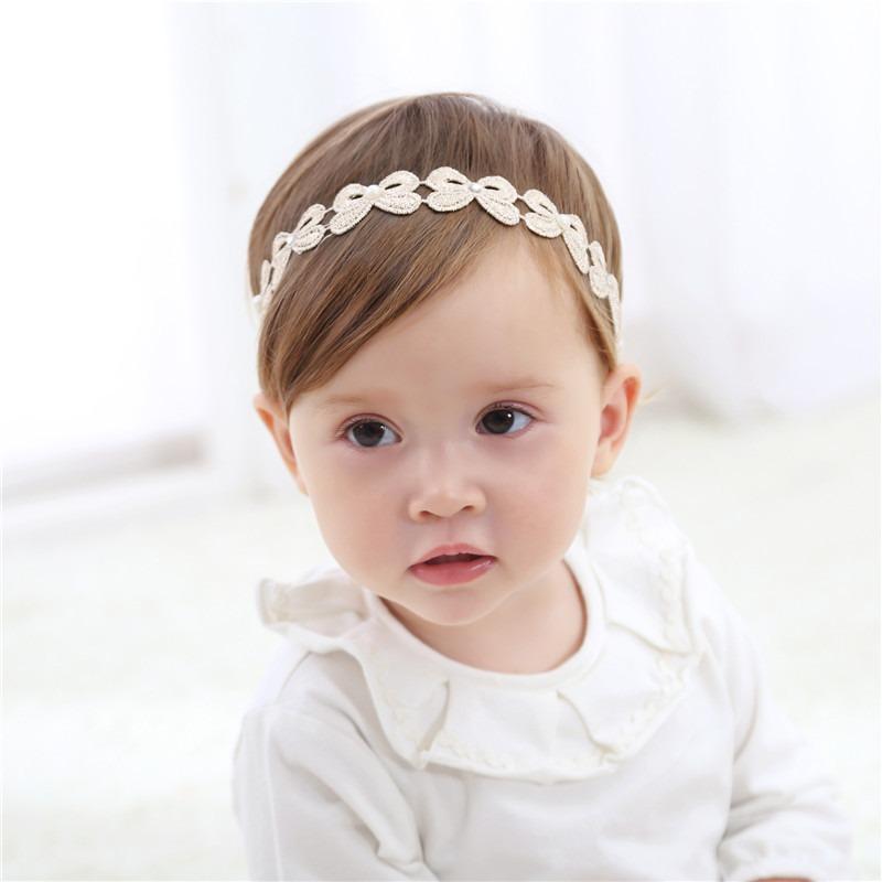 Korean-Style Newborn Headbands Set - Cute Floral Princess Hair Hoop for Baby Girls, Soft & Comfortable, Perfect for Photo Shoots