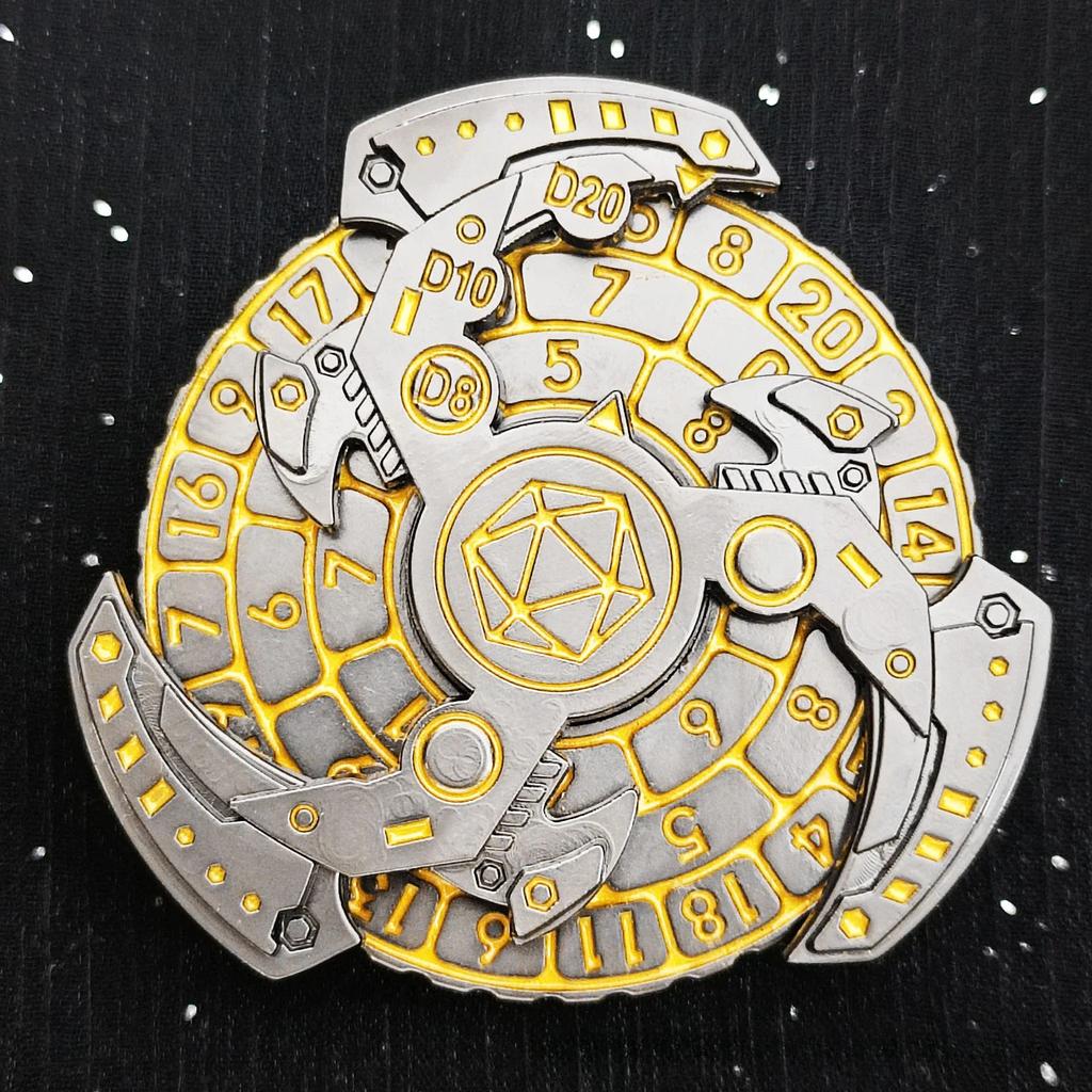 Metal Compass Fidget Spinner Antistresse Dice Spinning Top Relieve Stress Relief Toy Hand Roller Punnk Gyro Cool Things Adults