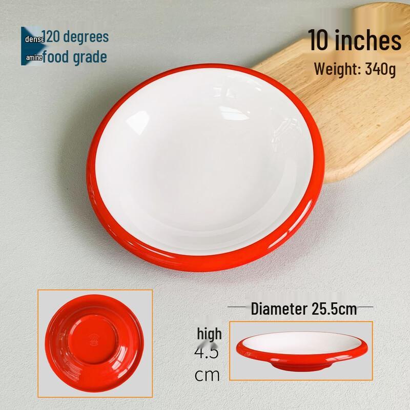 

777 Melamine Two-Tone Dining Plate