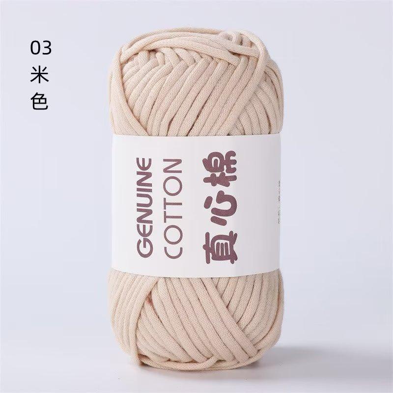 Genuine Cotton Hollow Cotton Wool Ball Hand-Woven Genuine Cotton Core Cotton Thick Wool Ball Crochet Diy Cloth Line