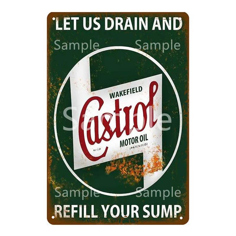 Mobil 1 Racing Motor Oil Vintage Plaque Tin Sign Rocket Metal Sign Wall Decor For Garage Car Shop Plate Race Fuel Poster YK065