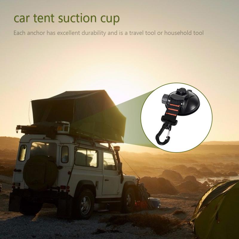 Tie Down Suction Cups 4pcs Heavy Duty 360 Rotatable Tarp Suction Cups Strong Load-Bearing Multi-Purpose Camping Tarp Accessory