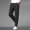 Pantaloni elastici ocazional Pantaloni sport pentru bărbați Pantaloni tăiați moi Pantaloni bărbați cu picior drept largi agățați