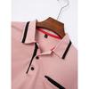 Pocket Splicing Polo Men's Casual Shirt
