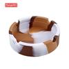 Round Soft Silicone Camouflage Ashtray with Logo - Multi-color Smoking Accessory Holder