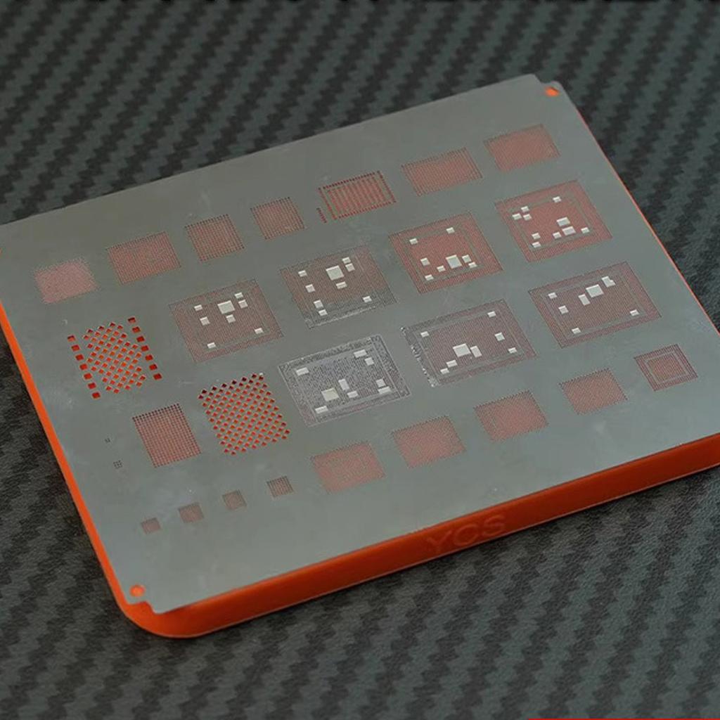 Ark Ped Kavisli Evrensel BGA Şablonu Kalaylama Yalıtım Tabanı Silikon Anakart IC Çipi BGA Şablonu Kalaylama Pedi