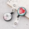 ID Card Badge Holder Clip Name Card Holder ID Badge Holder Key Chain Nurse Doctor Retractable Badge