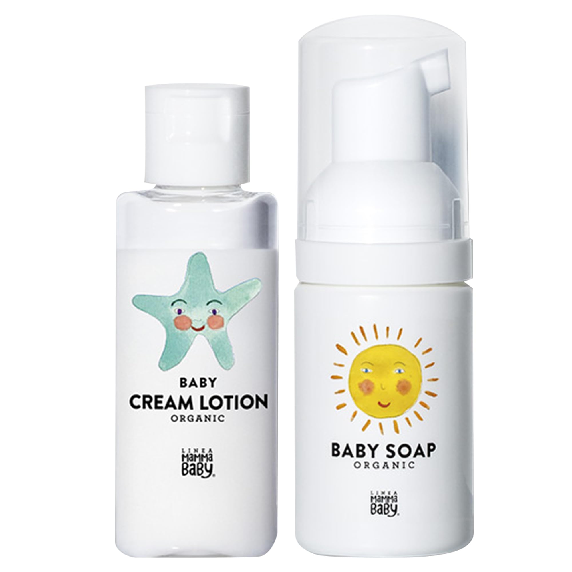 

Набор для путешествий Мама и малыш Детское мыло x крем-лосьон для чувствительной кожи x 2 (для путешествий/пробный) (тип пены) [без добавок, органический, для кожи] (Флаконы 30 мл)