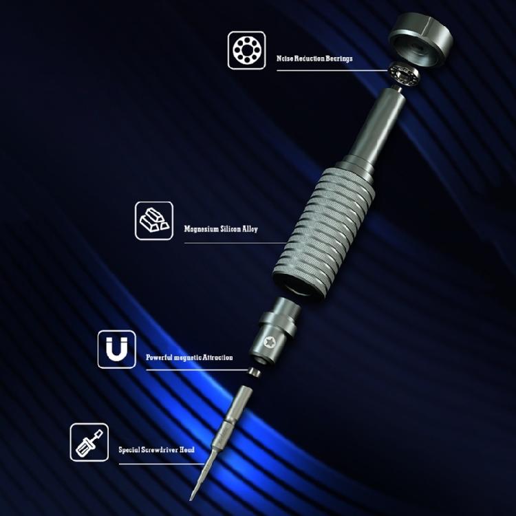 6Piece Precise Screwdriver Kit Magnetic Tips For Phone And Tablet Repair Disassembly With Ergonomic Handle Designing