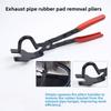 Car Exhaust Hanger Removal Pliers Exhaust Pipe Gasket Puller Rubber Pad Removal Tool Non-slip Handle Universal Auto Exhaust System Repair Hand Tools