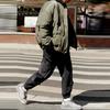 Li-Ning Reflective Cuffed Fleece Knit Sports Pants With Large Pockets Men Pants Black AYKR989-3