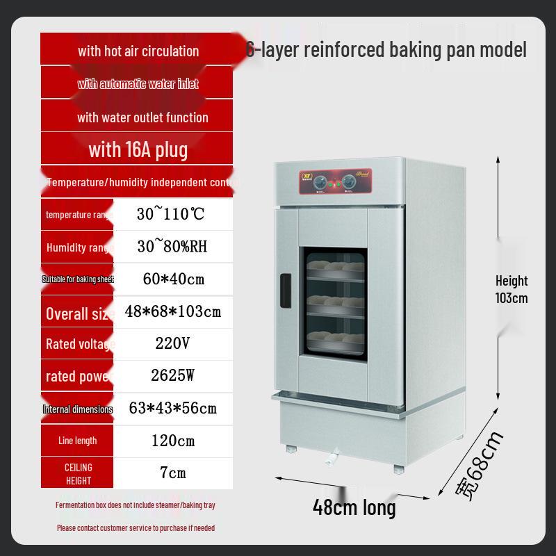 Fully Automatic Stainless Steel Bread and Rice Wine Fermentation Box with Large Capacity and Constant Temperature Control