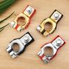 Car Top Post Battery Terminals Wire Cable Clamp Terminal Connectors Car Battery Accessories 1 Pair 12V 24V Positive Negative