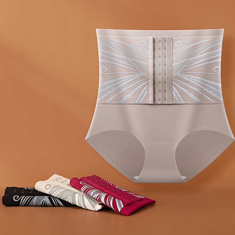 Buckle Slimming Shaping Panties Shapewear Tummy Control Underwear Postpartum Body Shaper  Female