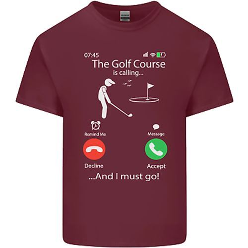 Golf Is Calling Golfer Golfing Funny Unisexs Cotton TShirt Tee Top