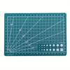 Alfombrilla de corte autorreparadora tamaño A5, paquete de 1: tabla de plástico de doble cara con cuadrícula para costura, álbumes de recortes y telas