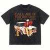 Call Me If You Get Lost Acid Wash Black Tee Vintage Car Couple Dog Shirt