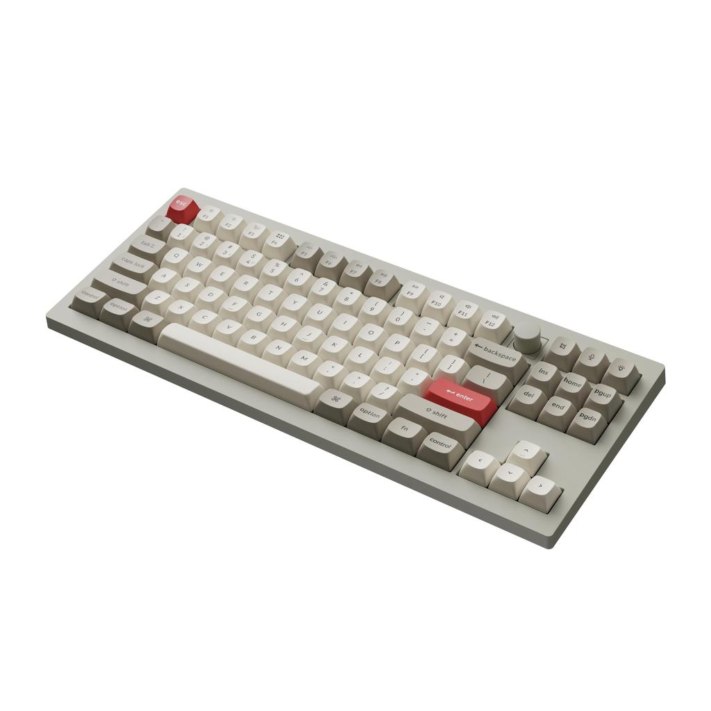 Keychron V3 Max Retro Color QMK Wireless Custom Mechanical Bluetooth Wired RGB Gateron Jupiter Gasket Compatible with and Linux Jupiter Mechanical