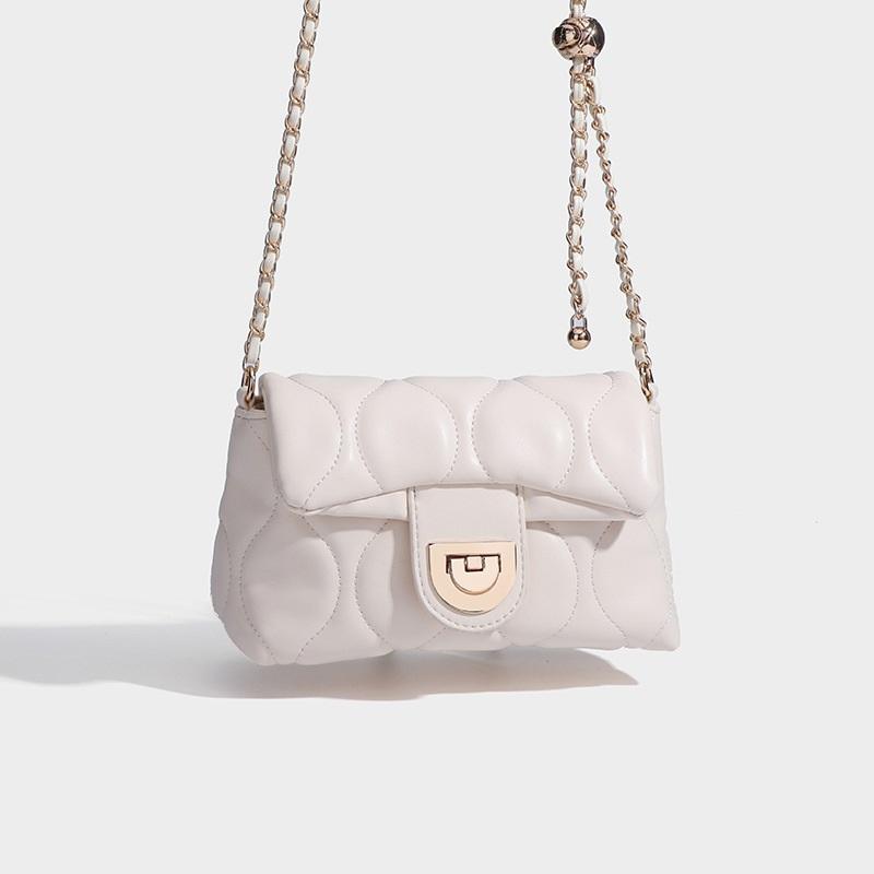 Elegant Chain Square Mini Bag For Women Fashion Versatile Single Shoulder Crossbody Handbag