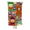 Amine S-South Cartoon P-Park Beach Towels Shower Towel Sauna Travel Spa Microfiber Quick Dry Gym Accessories Cute Room Decor