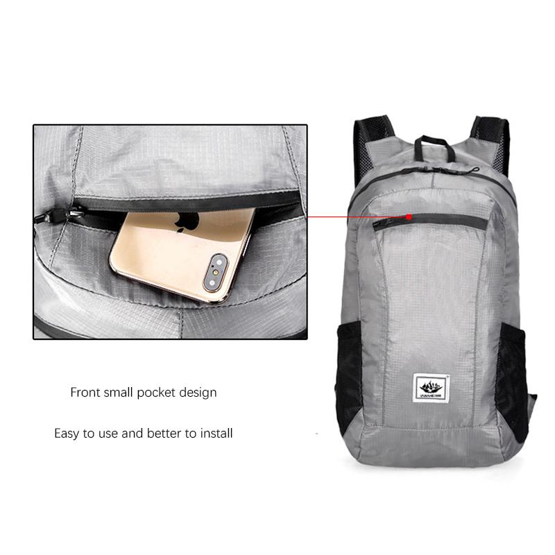 Outdoor Hiking Bag 20L Lightweight Portable Backpack Foldable Waterproof Folding Ultralight Pack for Women Men Travelling Hiking
