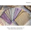 16 ks Sada na scrapbooking z více materiálů Speciální papír Síťka Dekorace do scrapbooku DIY doplňky Materiál na deník Ozdoba