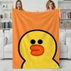 Animal S-Sally Ducks Throw Flannel Blanket Perfect for Sofa Office Bed Travel Sleep Read Relax Camping Four Season Use