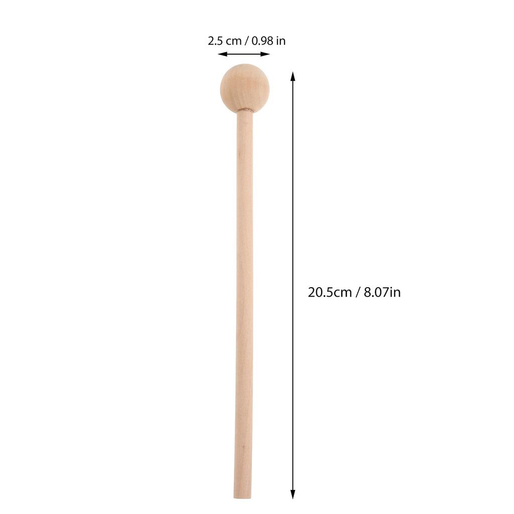 Toyvian Wooden for Wood Replacement for 2 Easy To Lightweight Mallets, Xylophone, Drumsticks, Sticks, Kids, Rhythm, Percussion, Percussion, Sticks,