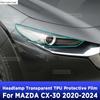 Protezione Faro Auto Pellicola Protettiva Trasparente Antigraffio Adesivi in TPU per MAZDA CX-30 -2024 Accessori