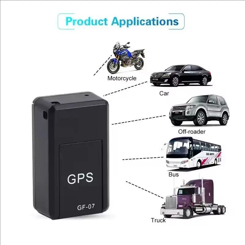 Gf07 Mini Gps Tracker Real Time Location Tracking Magnetic Design For Car Luggage Pets Kids Anti Lost Monitoring