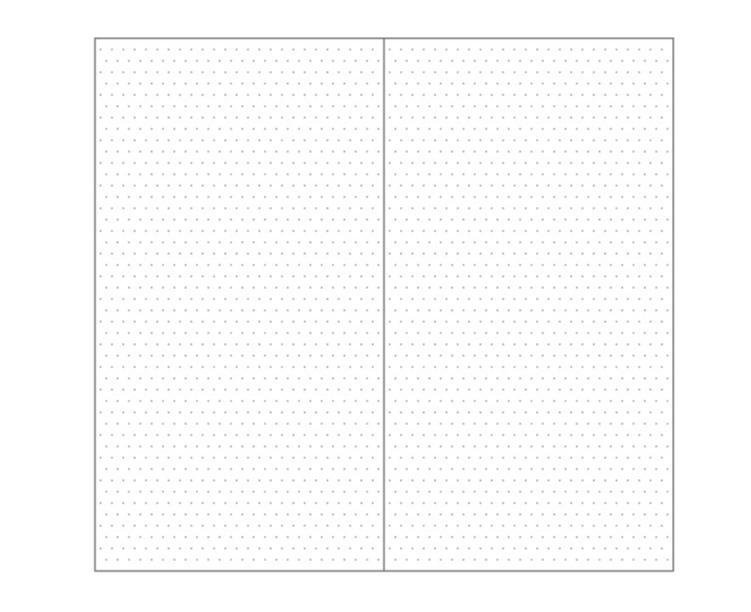 15Sheets Carft Refill Spiral Binder Inner Page Line Blank Craft Grid Inside Paper Stationery