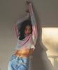 Top Girl Tie-Dye Overneck Crop Knit Top_T316Tp105
