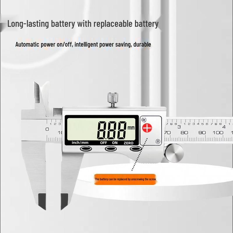 High Precision Stainless Steel Digital Vernier Caliper for Industrial and Jewelry Use