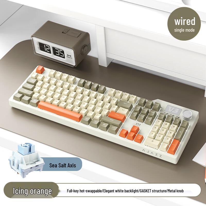 AJAZZ AK35IV3 Gasket Hot-Swappable Mechanical Keyboard