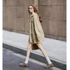TonLion Women's 2025 Autumn Hooded Mid-Length Jacket