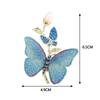 Exquisite Embroidery Butterfly Brooch Elegant Animal Corsage For Women Girls Suit Dress Pins Versatile Corsage Birthday Gifts
