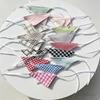 Baby Doll Triangle Scarf and Bib - Plaid/Solid Color Options