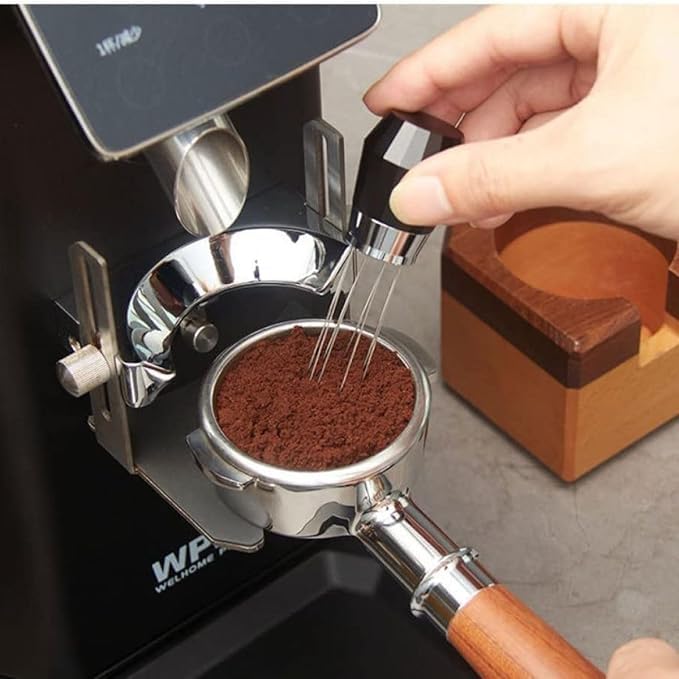 MORO KAFFE Espresso Kaffe Rørepinne Nål Espresso Dosering Profesjonelt Barista Kaffeutstyr for og Baristaer Distributør, Verktøy, Verktøy, Kafeer,