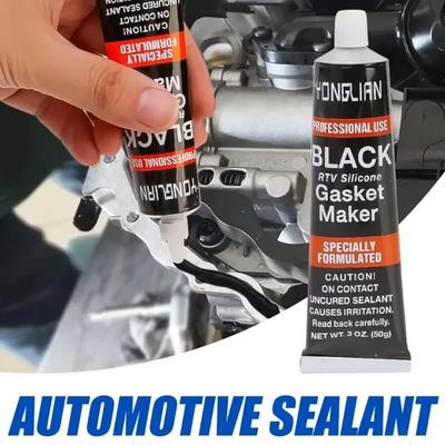 Etanșant pentru garnituri auto Motor de mașină Sigilant negru fără silicon Universal Impermeabil Rezistent la ulei Adeziv Adeziv Sigilant pentru reparații