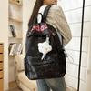 Schoolbag Star Printed Backpack Women's Large Capacity 11-inch Computer Bag Junior High School Student High School Student College Student Commuter 