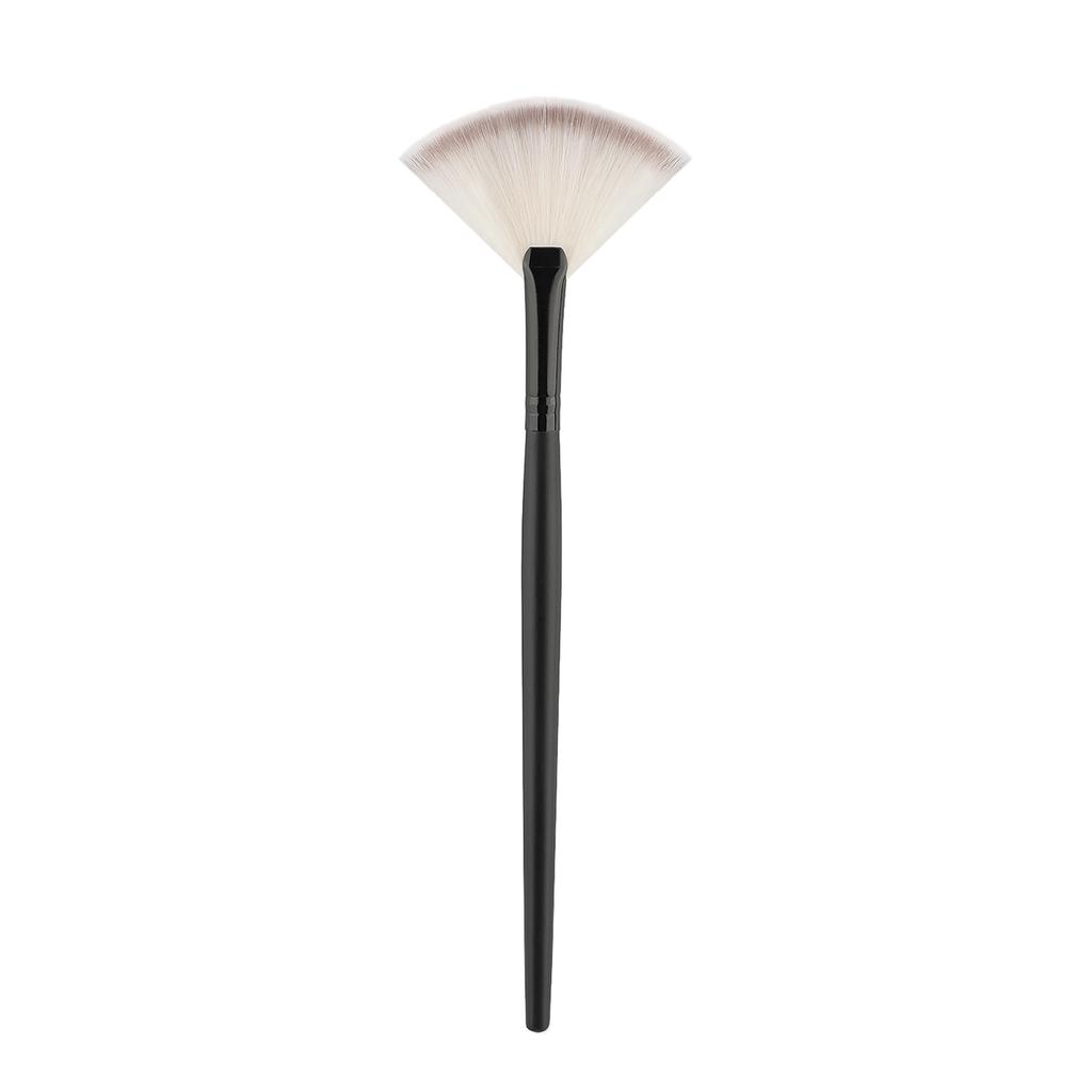 Profesionální ručně vyráběné štětce na make-up Měkké kozí chlupy Saibikoho Malý vějířek Štětec na rozjasňovač a oční stíny Rukojeť z ebenového dřeva Štětec na make-up