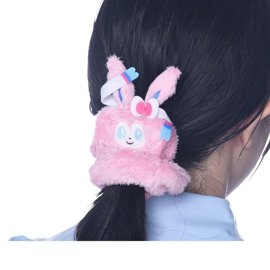 [Pokemon] Official Pokemon Center Sylveon Mascot Hair Scrunchie