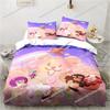 C-Cookie Run Kingdom Game Printed Bed Pillowcase and Duvet Cover Bedroom Home Decor Set Children's Room Bedding Set Luxury Gift
