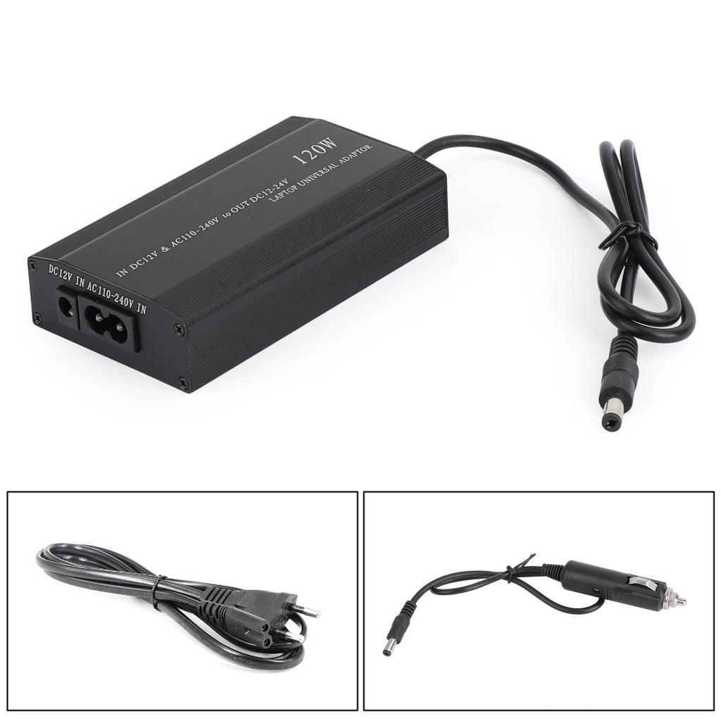 120W Car Home 34 Tips Power Supply Adapter Charger for Laptop Notebook EU Plug