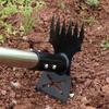 Gardening Garden Hoe Weeding Rake Ergonomic for Digging Ditching Agriculture 4 Sections